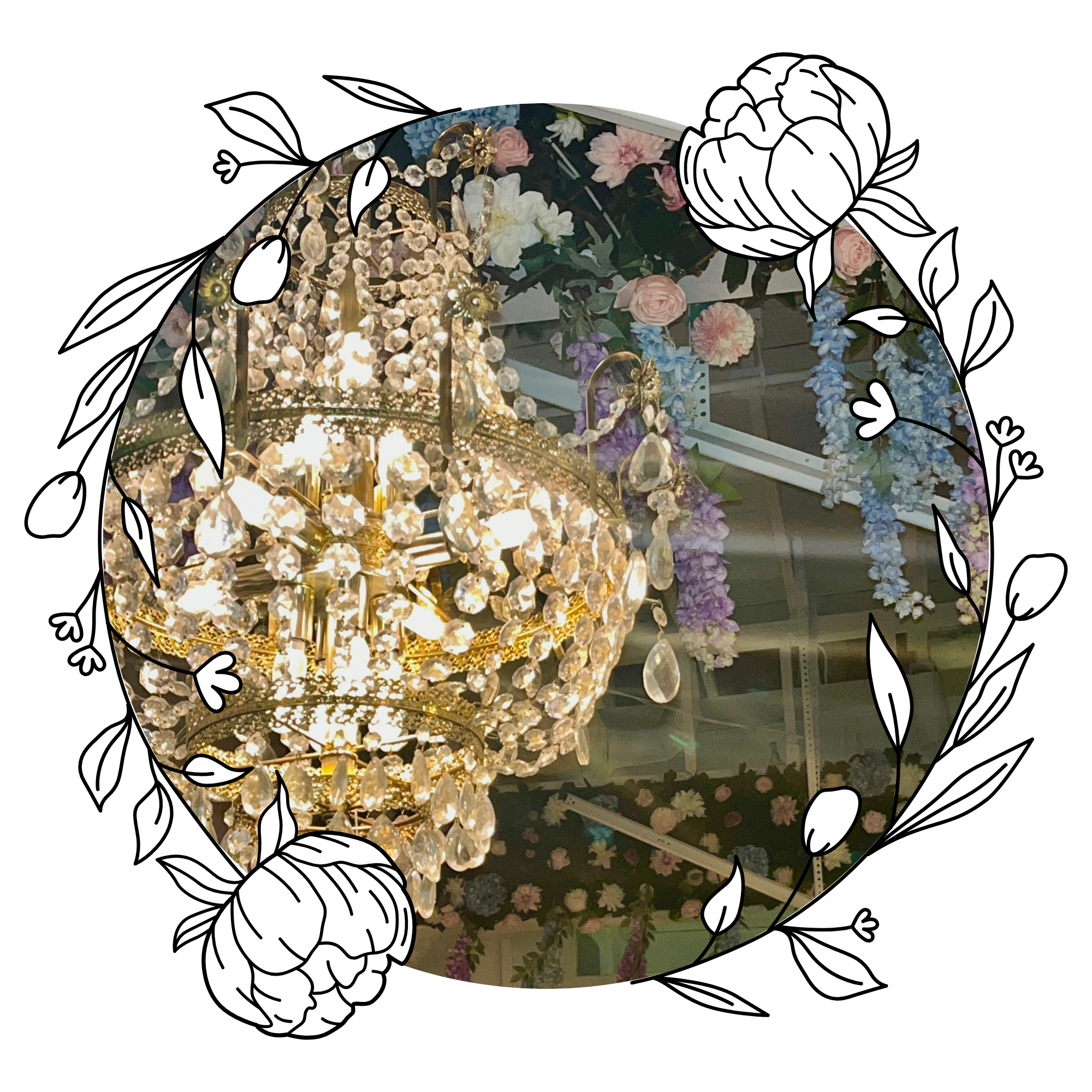 Chandeliers & Flowers