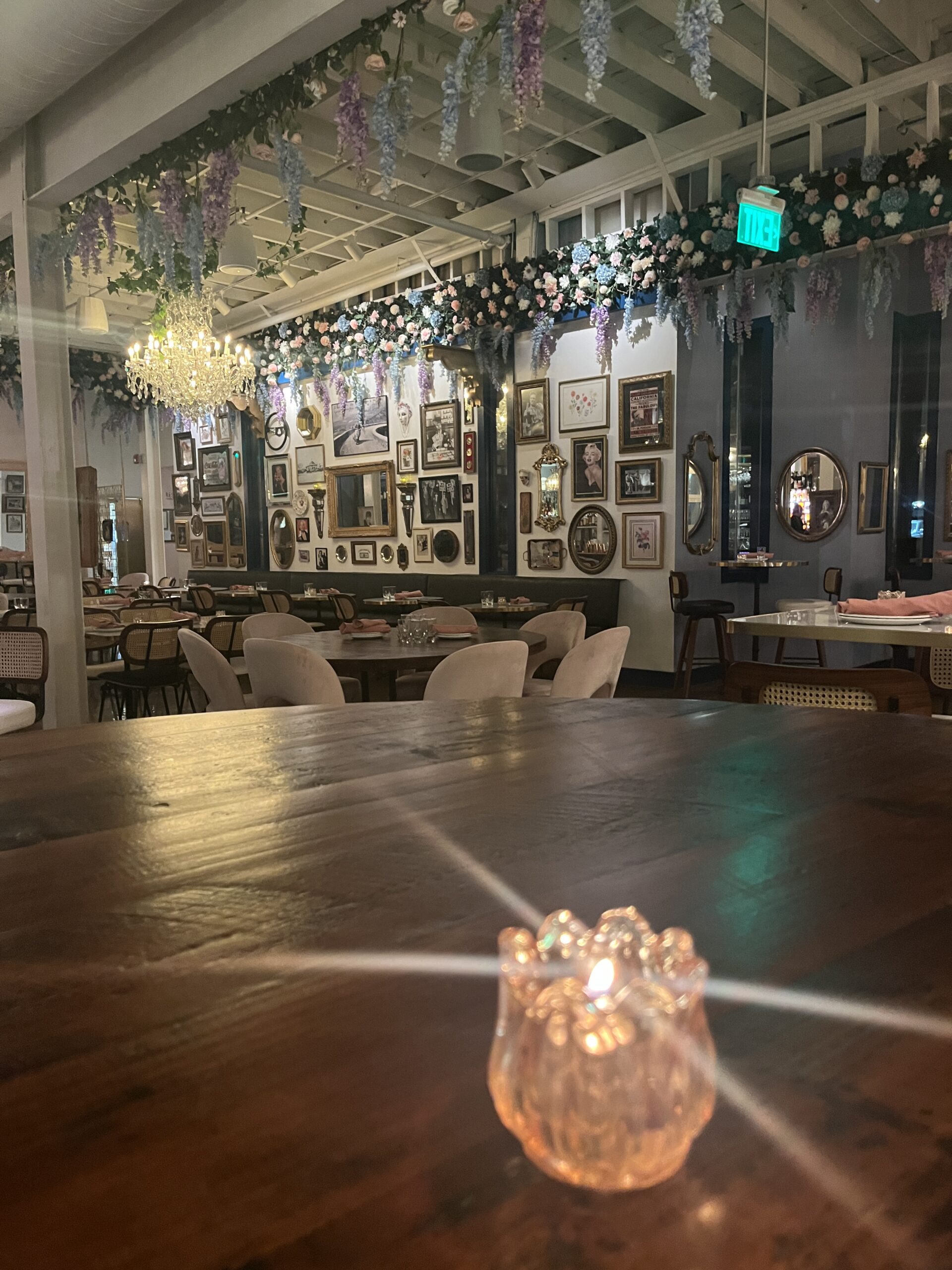 Bella Rose Indoor Dining Atmosphere